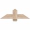 Ekena Millwork Eugene Smooth Timber Gable Bracket, Douglas Fir, 36"W x 12"H x 1 1/2"D x 5 1/2"F, 8/12 Pitch GBW036X12X0206EUG00SDF - alternate 1